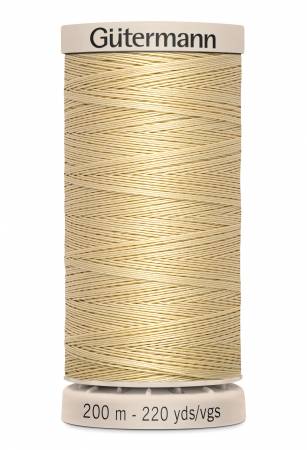 Gutermann Thread Hand Quilting Cotton Thread 200m/219yds Ecru