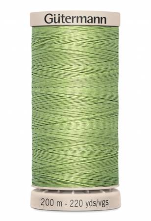 Gutermann Thread Hand Quilting Cotton Thread 200m/219yds Light Fern