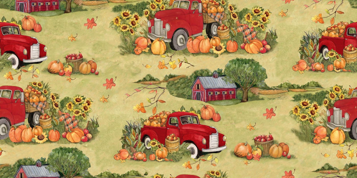 SC-2021 Holiday 73970-D650715 Red Harvest Truck  - 0887816351409