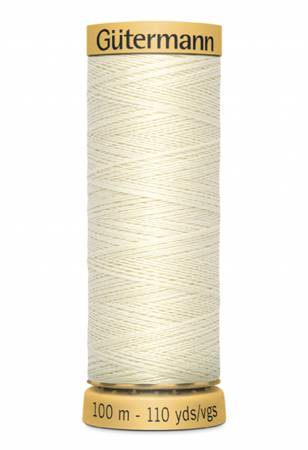 Cotton 50 100m Solid Ivory