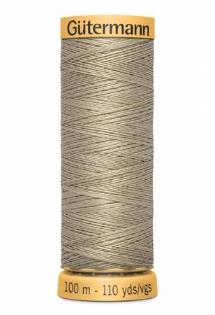 Gutermann Cotton 50 100m Solid Oatmeal Brown