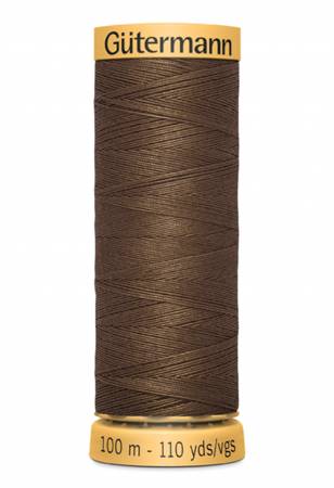 Gutermann Cotton 50 100m Solid Brown