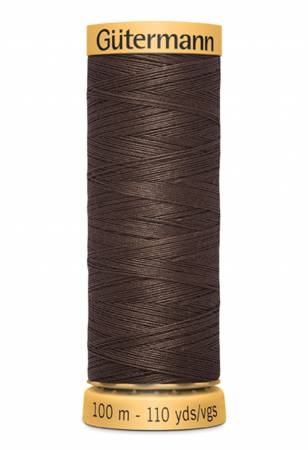 Gutermann Cotton 50 100m Solid Walnut