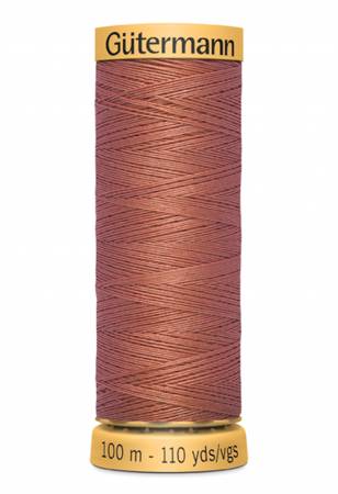 Gutermann Cotton 50 100m Solid Coral Copper