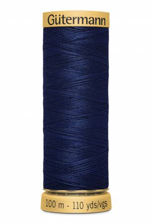 Cotton 50 100m Solid Midnight Blue