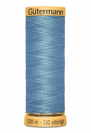 Gutermann Cotton 50 100m Solid Medium Blue Sky