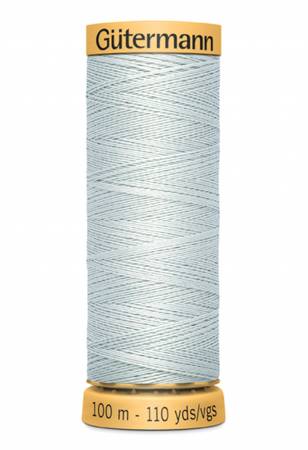 Gutermann Cotton 50 100m Solid Silver Green