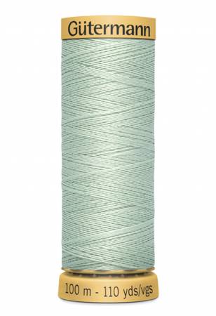 Gutermann Cotton 50 100m Solid Light Silver Green