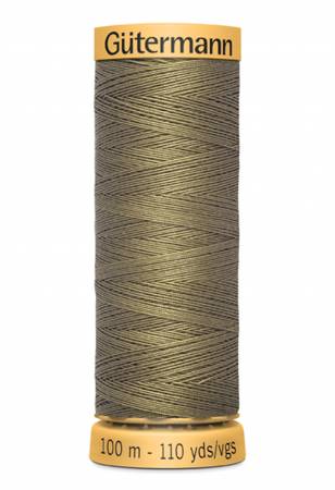 Gutermann Cotton 50 100m Solid Bark Brown