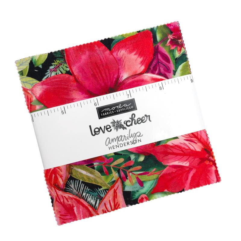 Love And Cheer Charm Pack 21830PP Moda Precuts