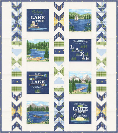 Day at the Lake G CHD 2425 Coach House #1Pattern