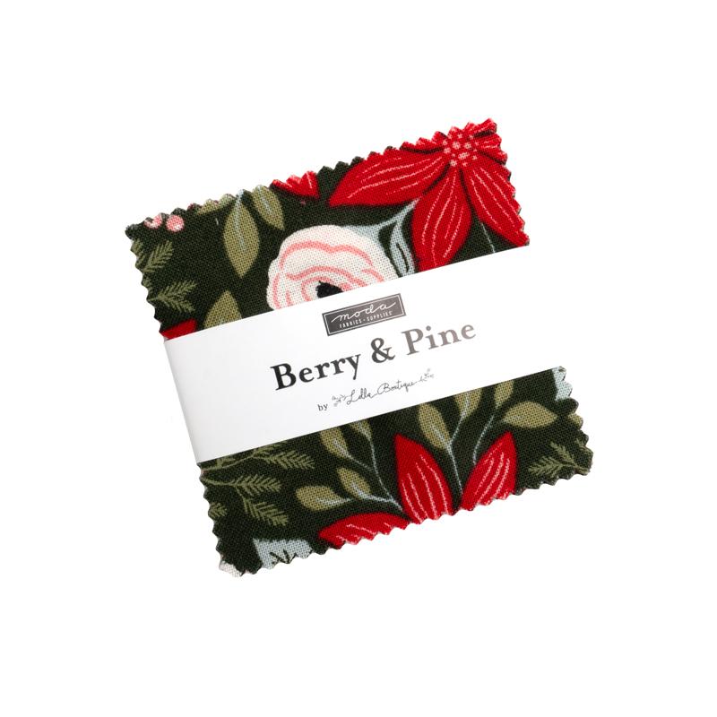 Berry And Pine Mini Charm 5240MC Moda Precuts
