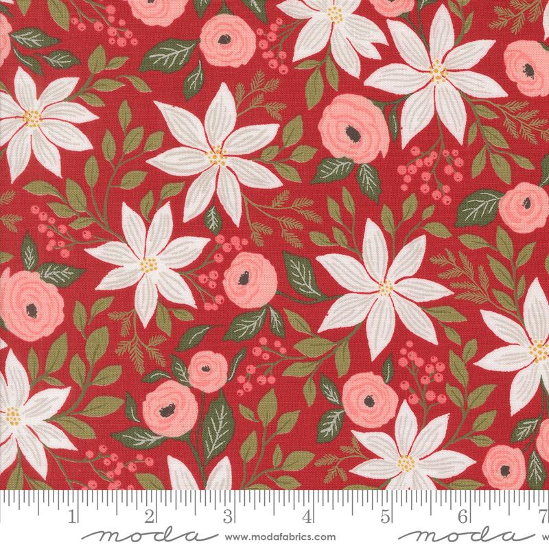 Berry And Pine Cranberry 5240 14 Moda