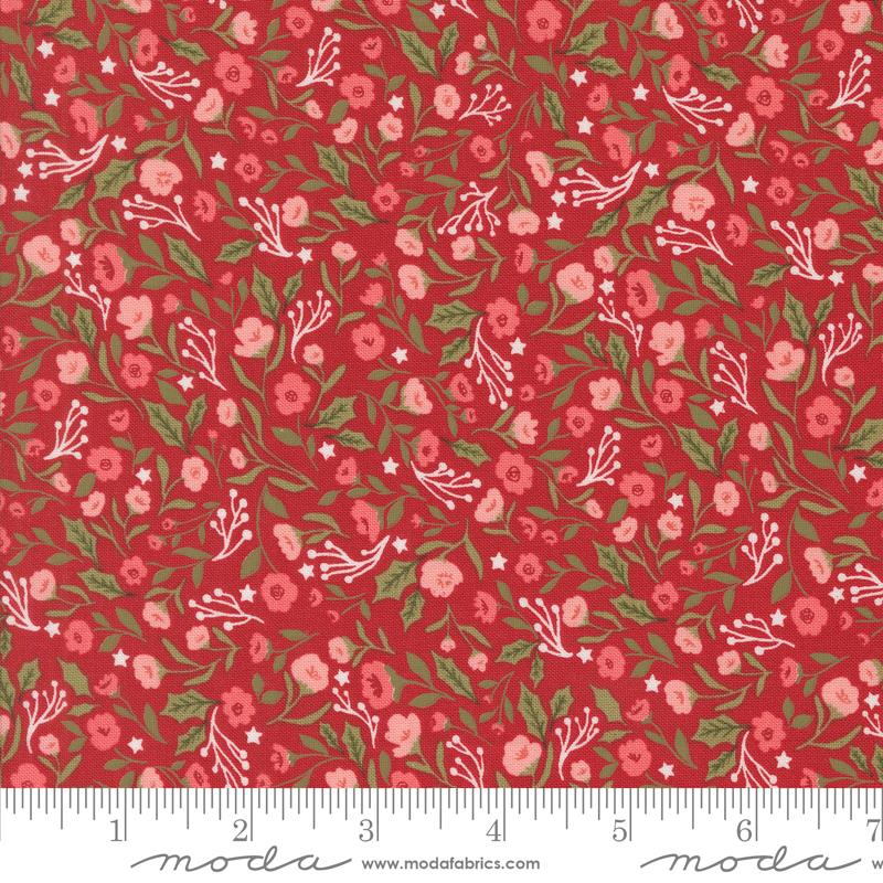 Berry And Pine Cranberry 5241 14 Moda