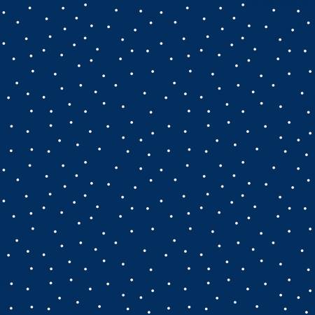 Navy Tiny Dots