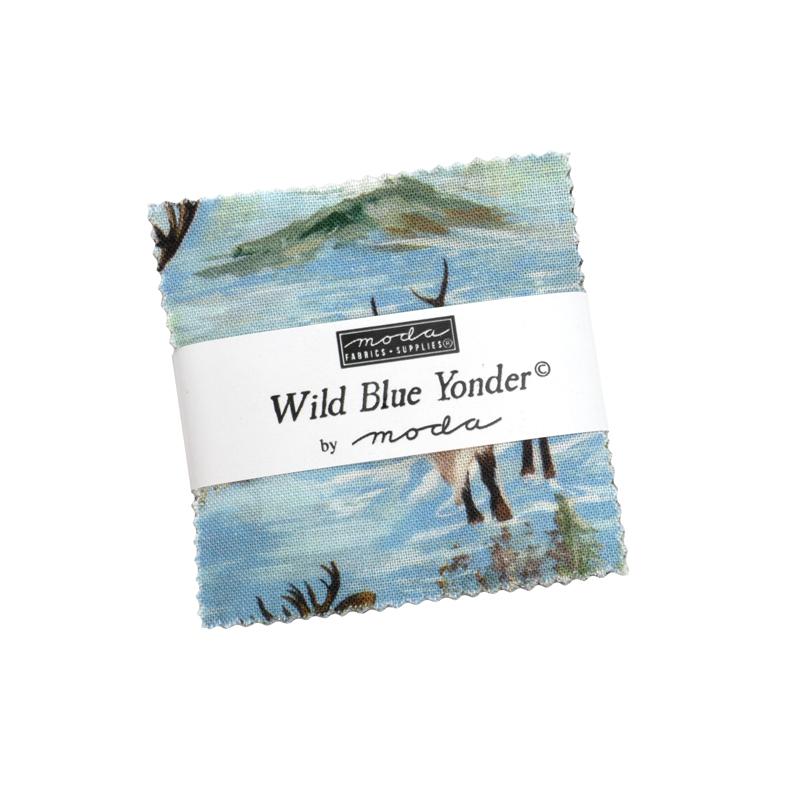 Wild Blue Yonder Mini Charm 33870MC Moda Precuts#1
