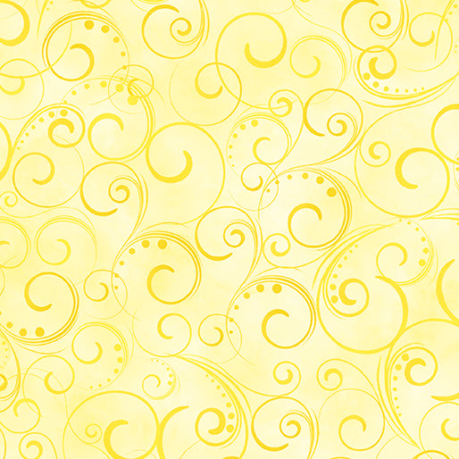 Swirling Splendor Light Yellow