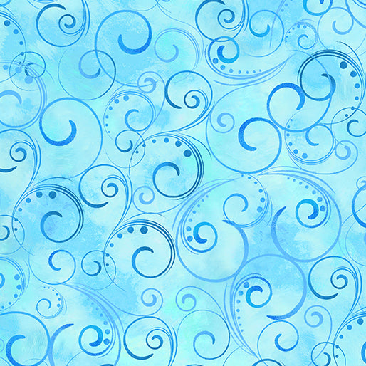 Swirling Splendor Blue