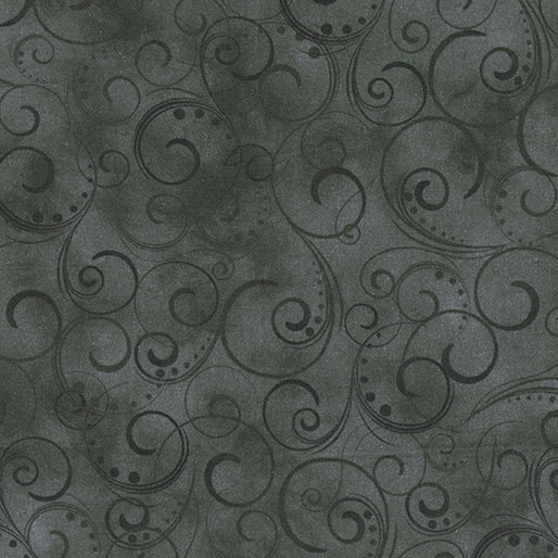 Swirling Splendor Charcoalgray 108" wide