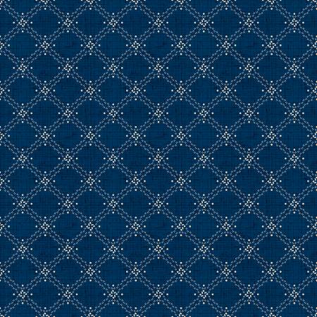 Dark Denim Diamond Grid Radiance