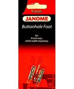 Buttonhole foot 9 mm