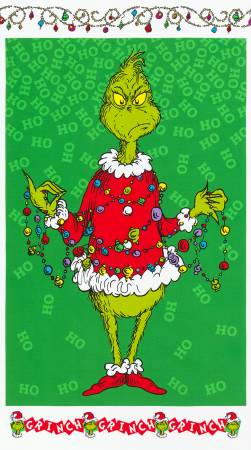 Grinch Panel Holiday Dr