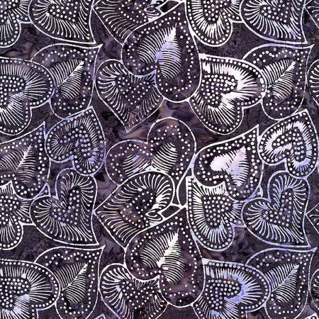 Shadow Textured Hearts TT071524 Tonga Batik