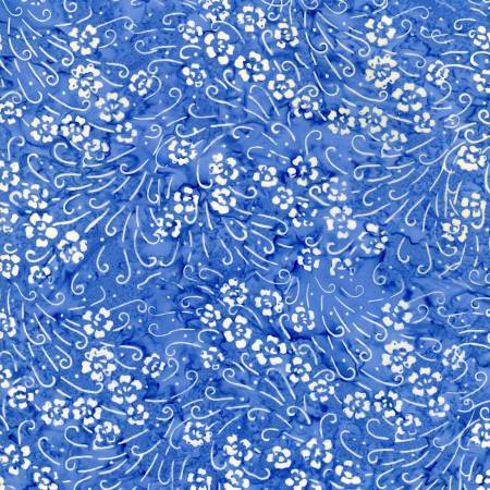 Celestial Happy Flower Bursts TONGA Batik B8577 CELESTIAL