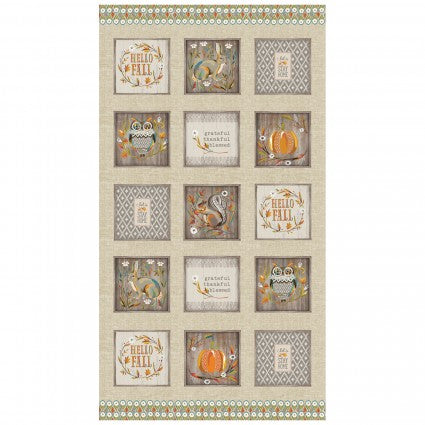 Hello Fall Panel Natural/Multi