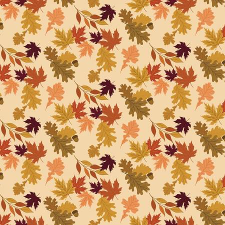 The Awe of Autumn Leaves Latte /Riley Blake