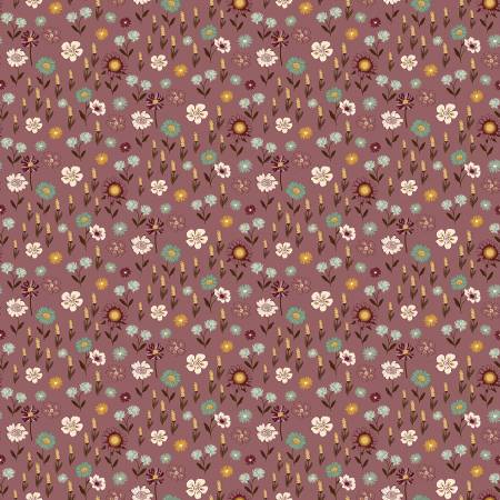 The Awe of Autumn Floral Purple / Riley Blake