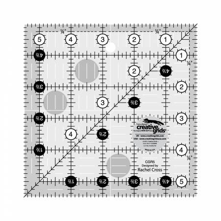 Creative Grids Quilt Ruler 5.55 1/2" Square CGR5
