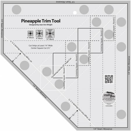 Pineapple Trim Tool Creates 6" - 10" finish block CGRJAW3