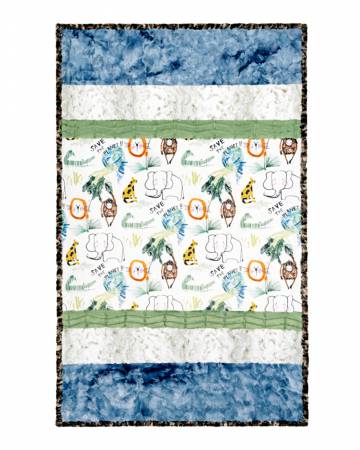 Nurture Nature Picture Perfect Cuddle Kit 38" x 58" Shannon Fabric