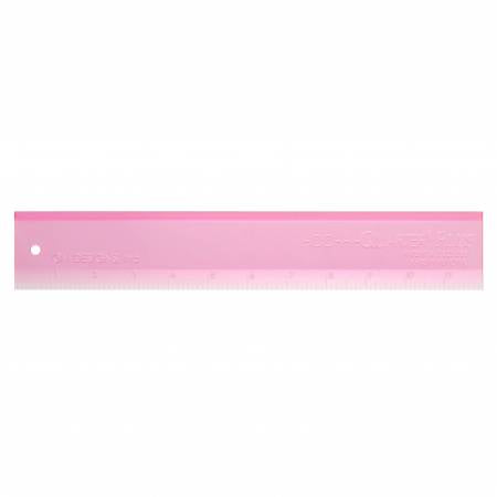 Add A-Quarter Ruler 12in Plus Pink