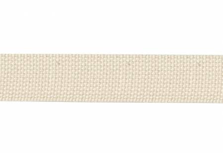 Cotton Webbing  1-1/2in Natural 20yds