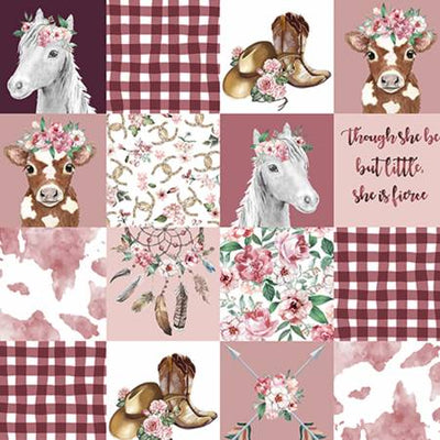 Rosewater Cowgirl Digital Cuddle Shannon Fabrics