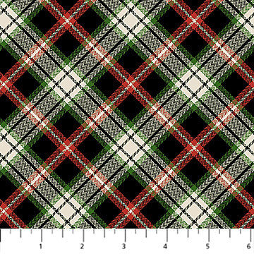 Highland Heart / Plaid Black Multi