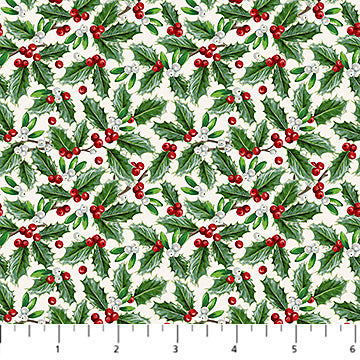 Highland Hearts/ Small Holly Cream Multi