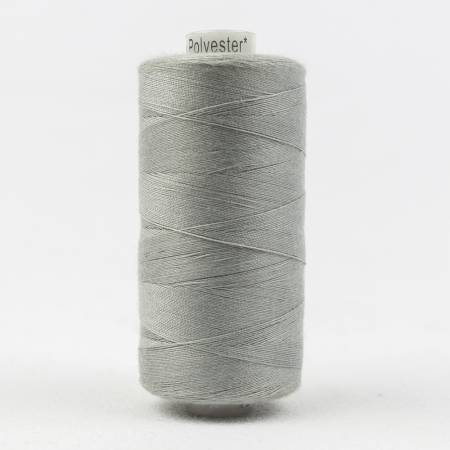 Designer All Purpose Polyester 40wt 1000m Silver Grey