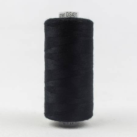 Designer  DS431 All Purpose Polyester 40wt 1000m Black