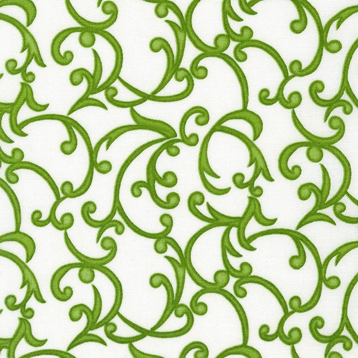 Penelope FLH-20874-7 Swirls Green