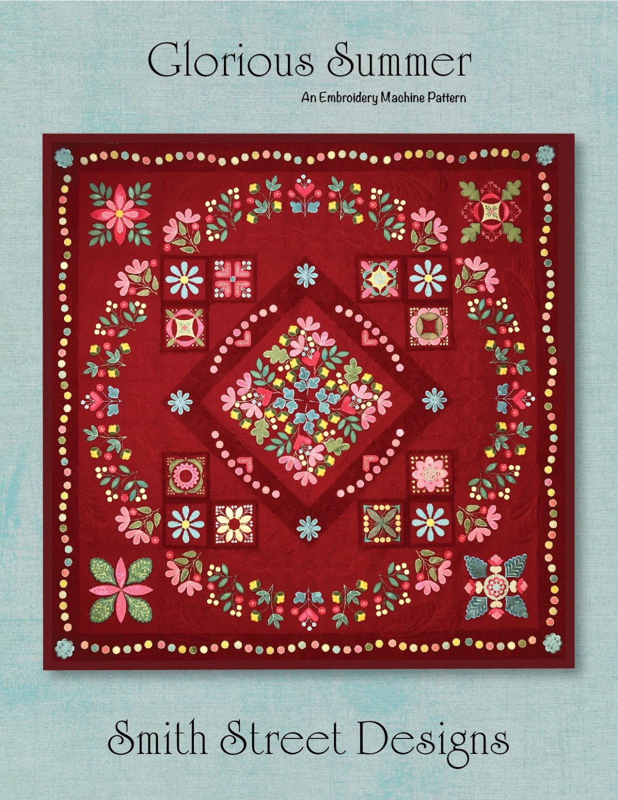 Glorious Summer / Summer Whimsey Quilt kit red color way