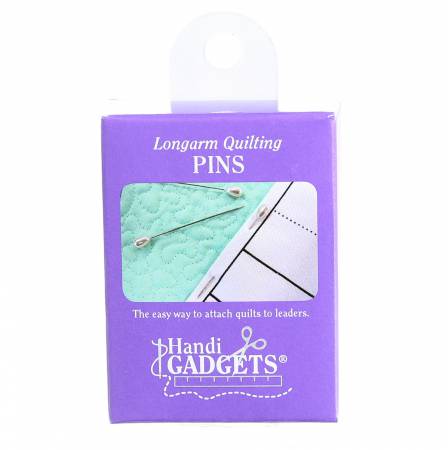 Longarm Quilting Pins 144 pcs; 2" pear shape; white