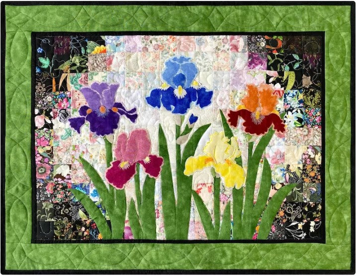Iris Garden Whims Watercolor