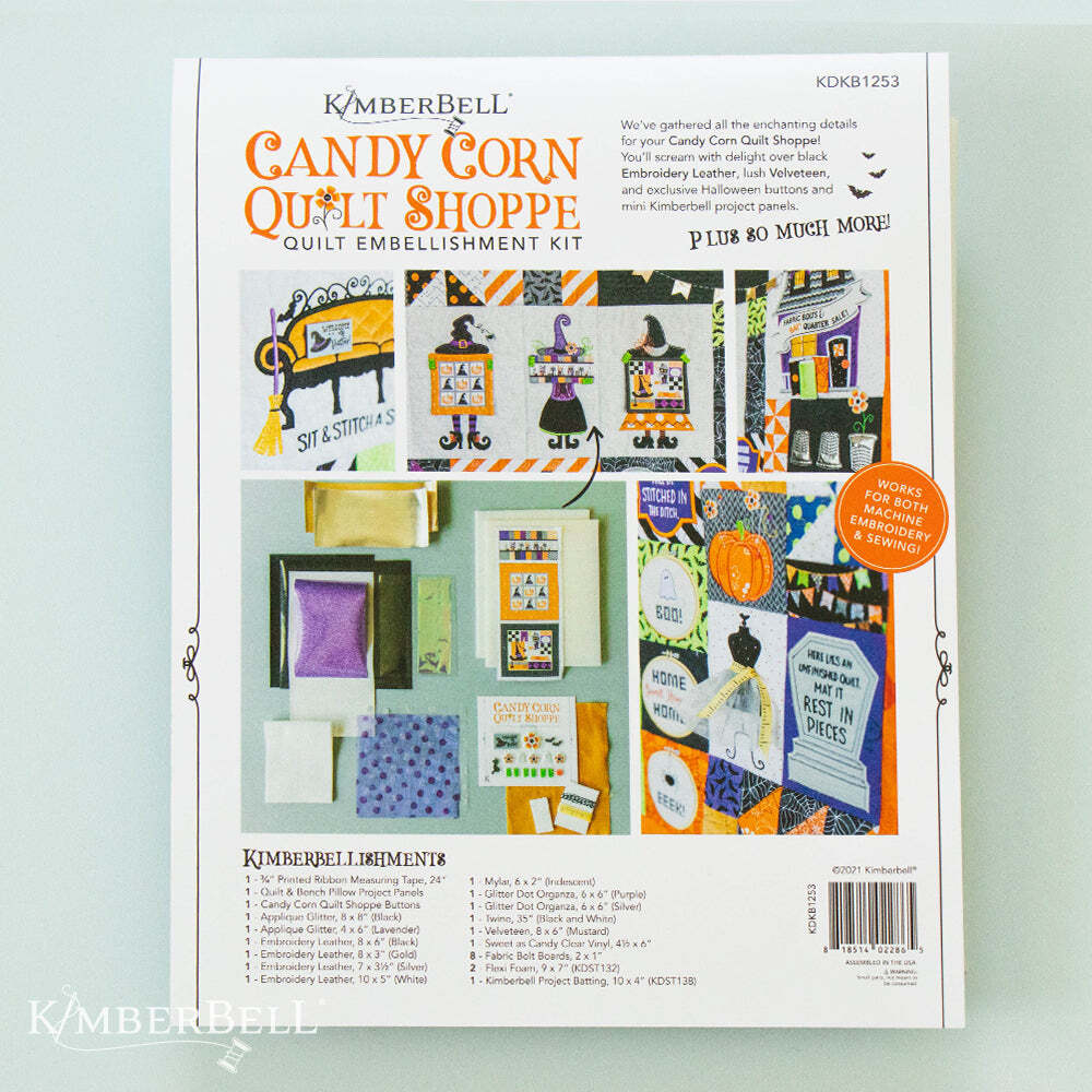 Candy Corn Quilt Shoppe Embellishment kit for candy corn quilt shoppe