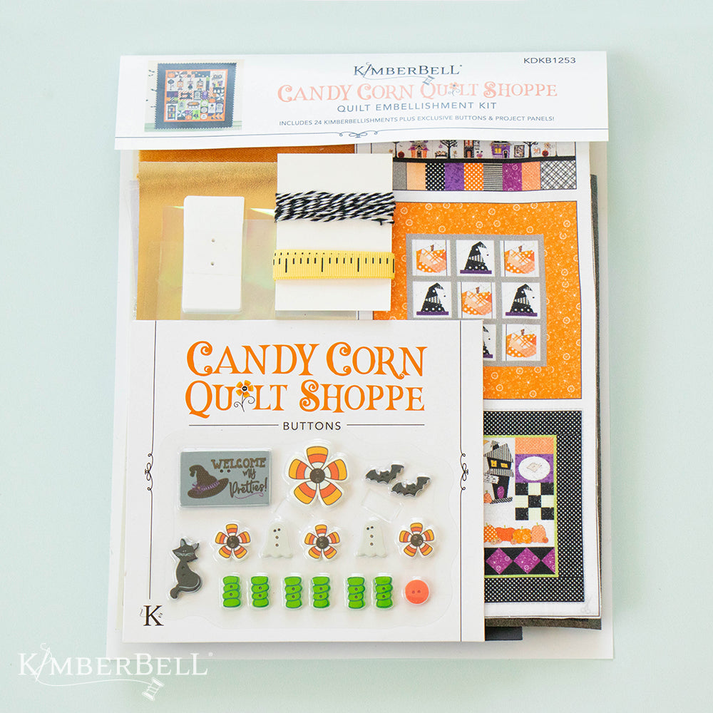 Candy Corn Quilt Shoppe Embellishment kit for candy corn quilt shoppe