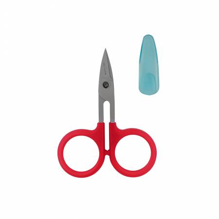 Perfect Scissors Curved Karen Kay Buckley 3-3/4 inch Red