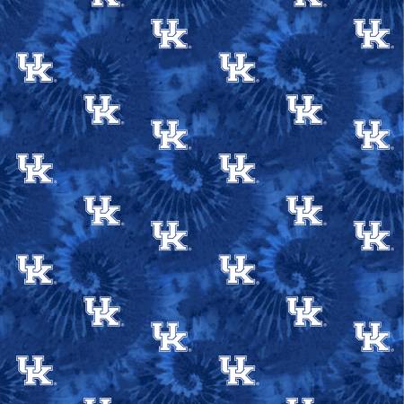 NCAA-Kentucky Tye Dye Cotton