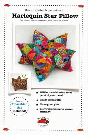 Harlequin Star Pillow & Pincushion